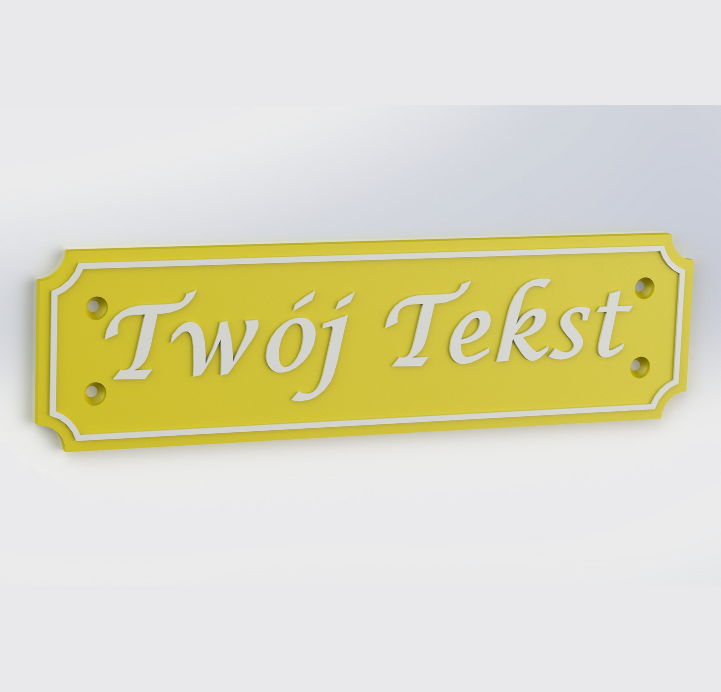 Tabliczka - Personalizowana z tekstem lub logo