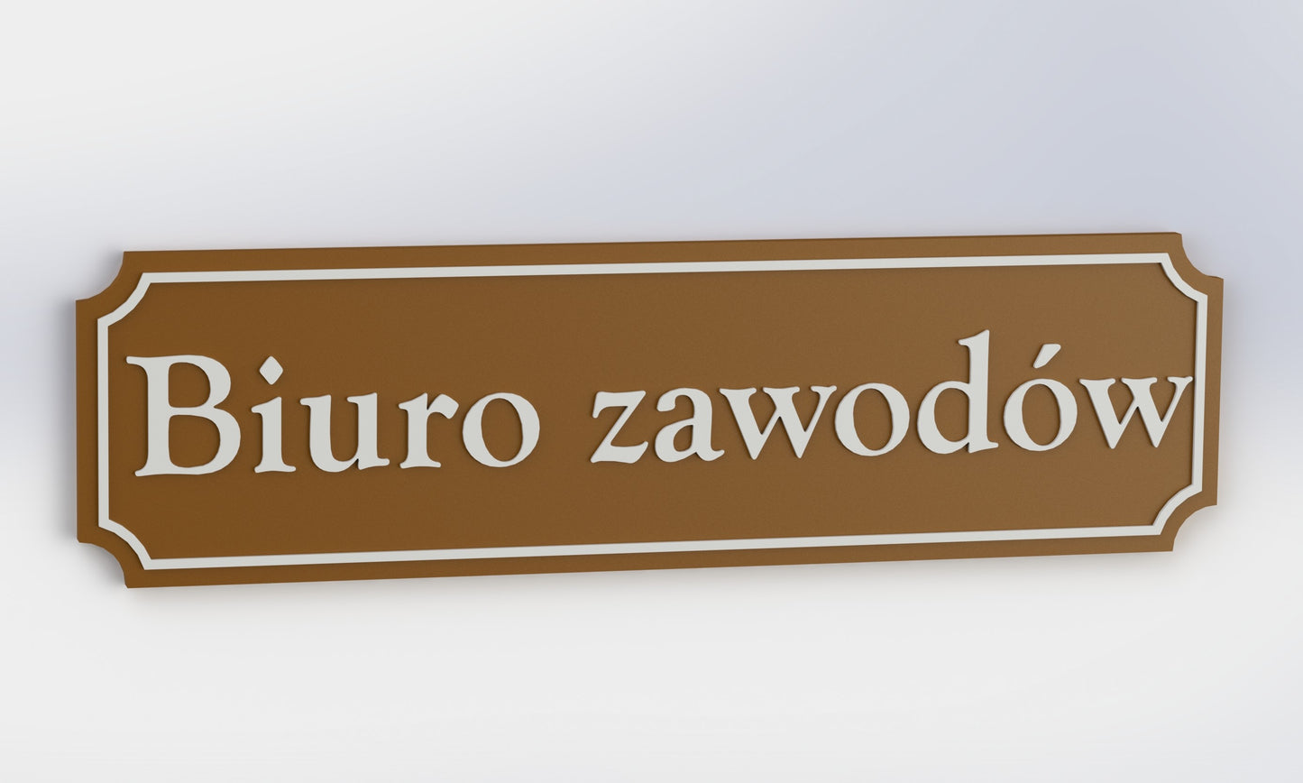 Tabliczka - Personalizowana z tekstem lub logo