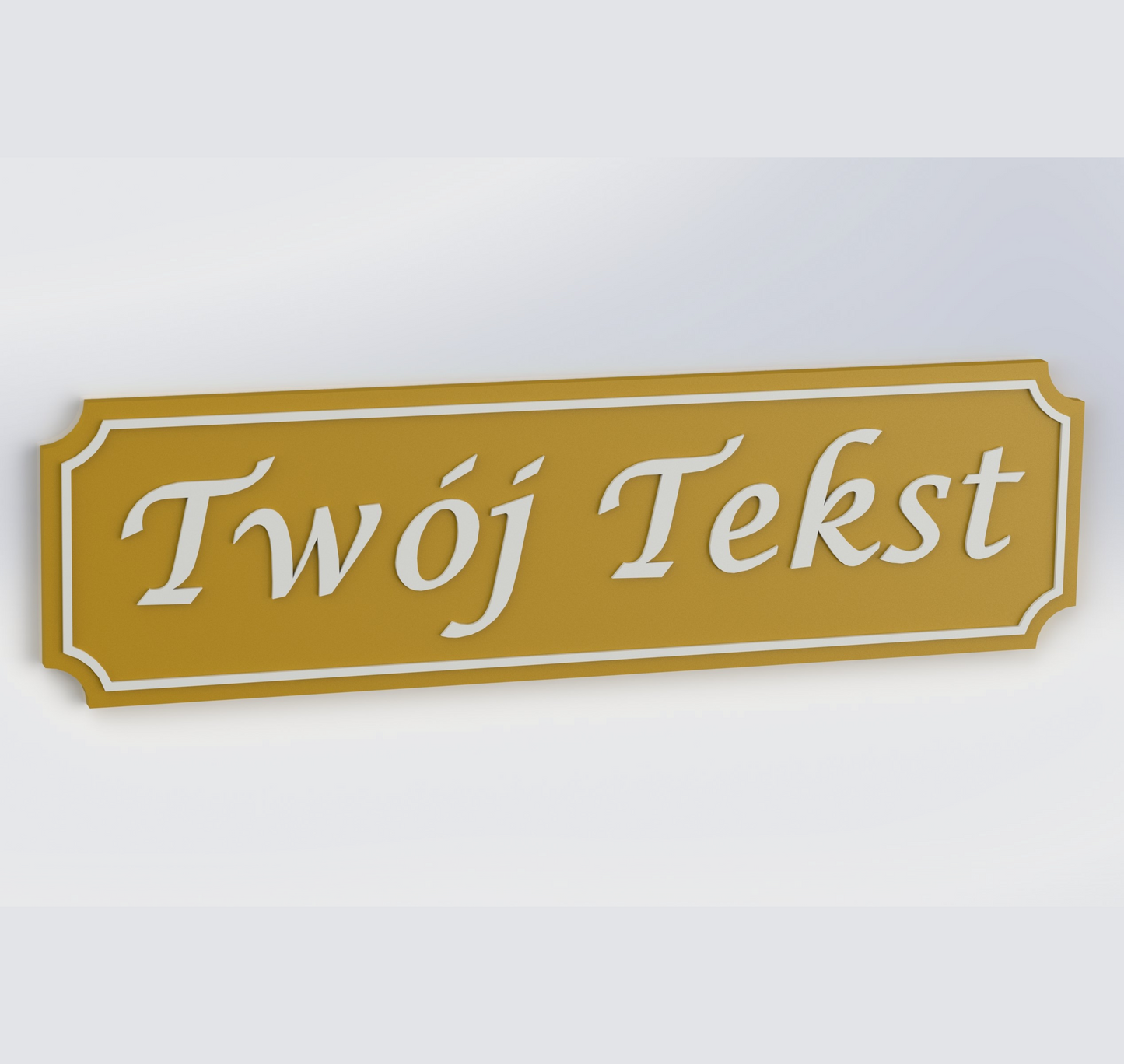 Tabliczka - Personalizowana z tekstem lub logo