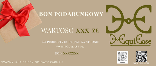 Elektroniczna karta podarunkowa EquiEase 50zł - 500 zł