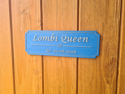 Plaque - Personalized